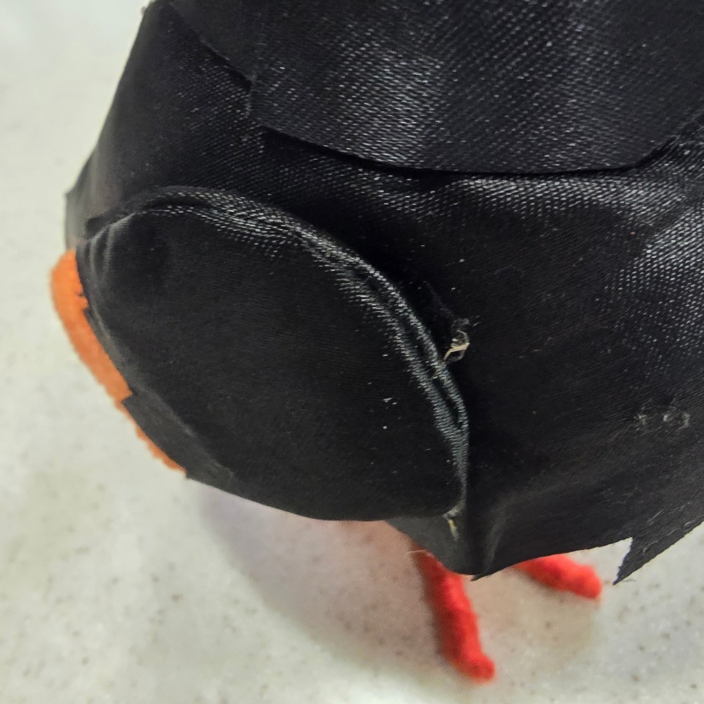 CLAWSON Hyde & Eek Halloween Bird Vampire Orange Black Cape Target 2019 NWT - Picture 8 of 11